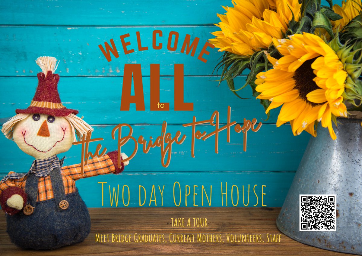 B2HopeAZ's tweet photo. B2H vision: Motivate the Christian church to reach out to mentor a homeless single mother, know her name and struggles…Let her know she is valuable and created on purpose for a purpose. Join us at our upcoming Two Day Open House. 1 PM–3 PM, Fri, 10/11 or 10 AM-Noon, Sat, 10/12 https://t.co/r4q4KBO0hB