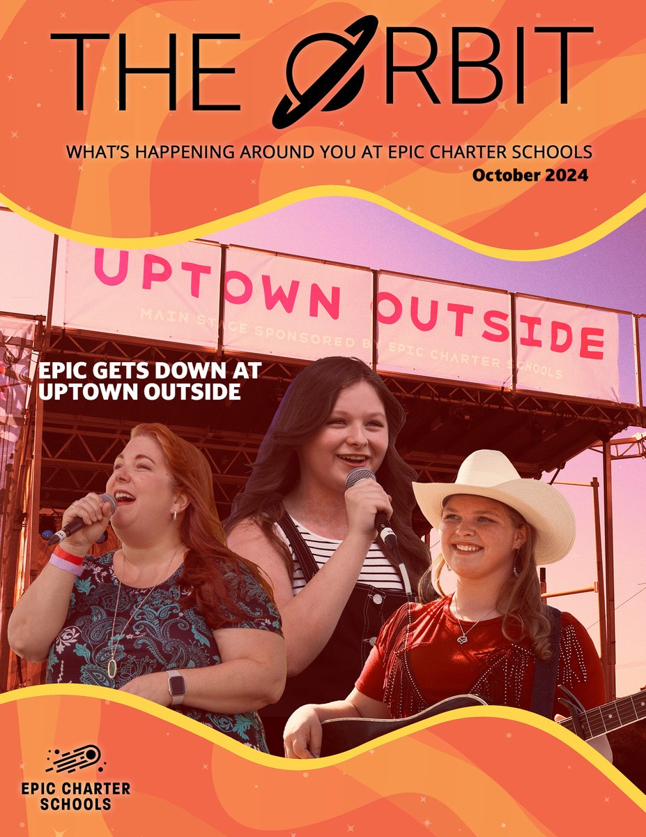 The October edition of our schoolwide newsletter, The Orbit, is out now! ☄️
Stay updated on important news, upcoming events, and all things happening at Epic Charter Schools. 

Don't miss out—click the link below to read more!
issuu.com/docs/ae7735b40…