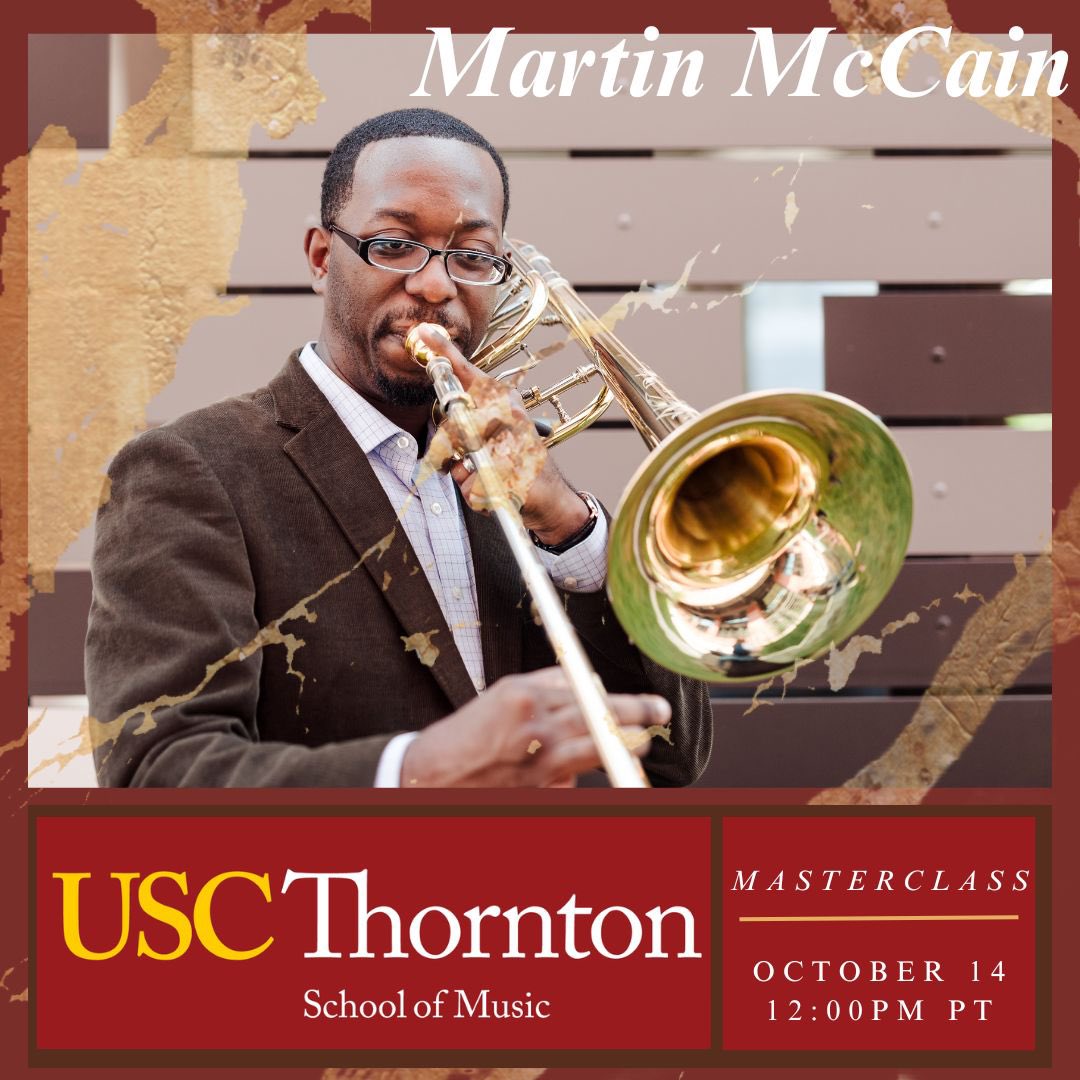 mccaintrombone's tweet photo. Looking forward to being on the west coast and working with Terry Cravens’ students at USC! @USCThornton https://t.co/plbsgFda8G