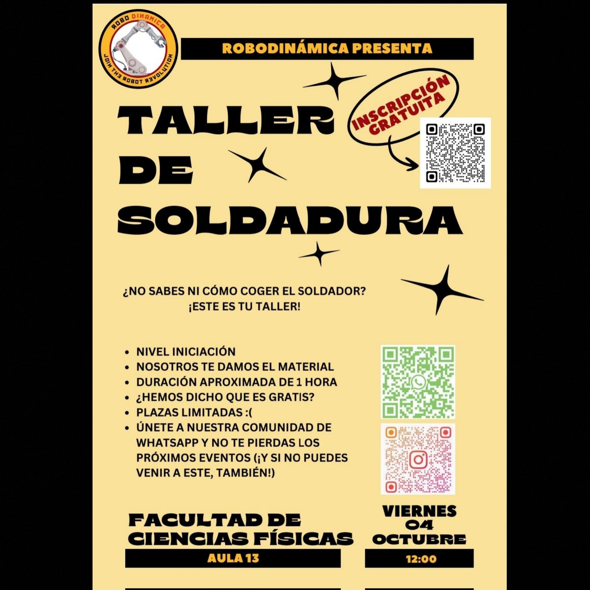 🔥🔥🔥 Os presentamos nuestra próxima actividad, daos prisa para coger plaza que vuelan!🏎️🏎️🏎️

Durante la actividad es posible que tengamos algunas sorpresas especiales ✨