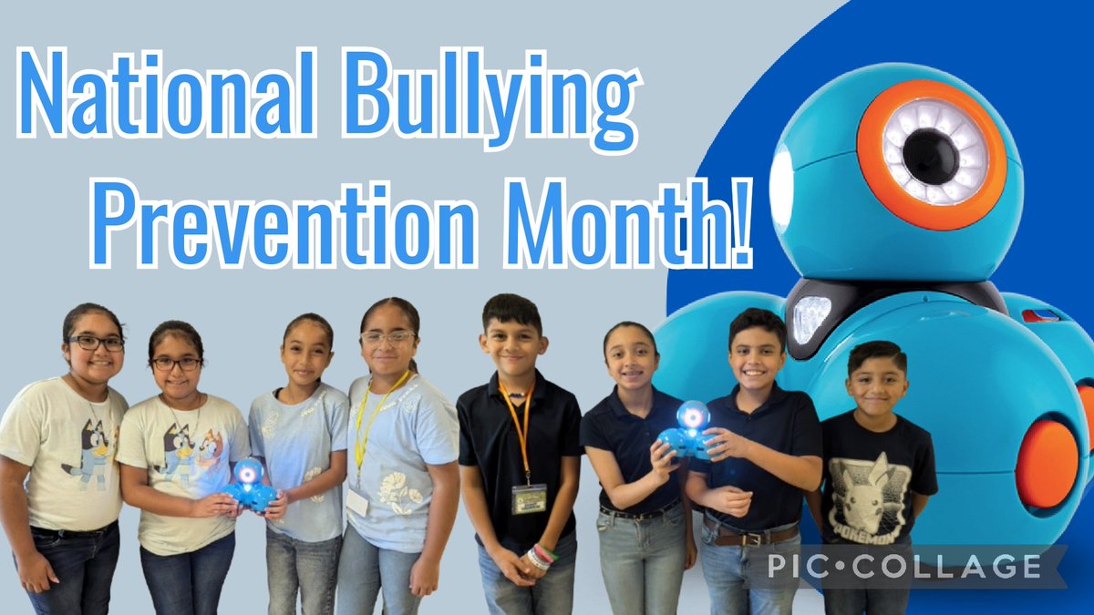 Ocelotscode's tweet image. 💙Dash joined our @OES_Ocelots coders in raising awareness and preventing bullying anywhere they go. Students also participated in a special coding challenge to promote kindness acceptance, and inclusivity!💙 #WeStandAgainstBullying