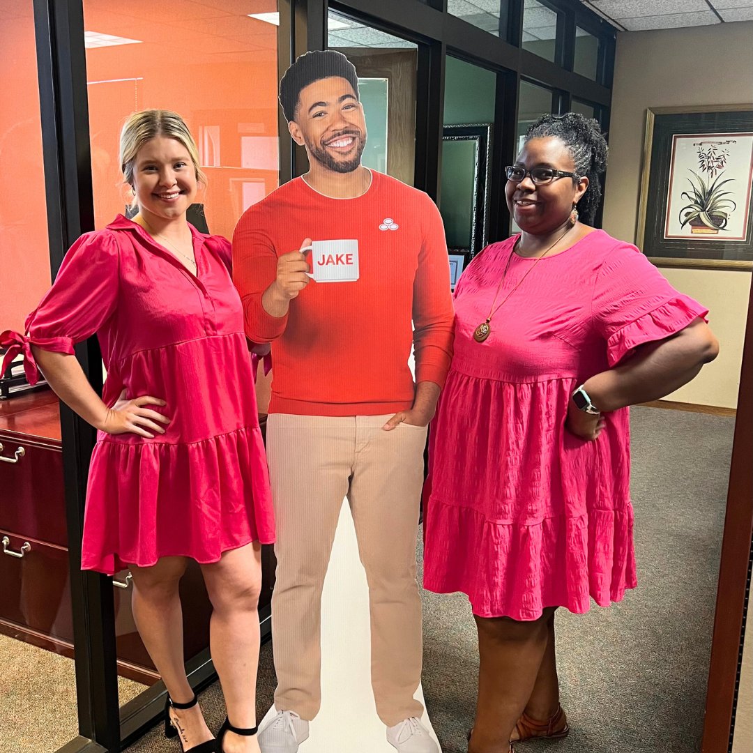 StateFarmFHJ's tweet photo. We’re proudly sporting our hot pink at Frances Holk-Jones State Farm to kick off Breast Cancer Awareness Month! 💕 #BreastCancerAwareness #ThinkPink #SupportTheCause #FrancesHolkJonesStateFarm https://t.co/CKITfSt8Zb