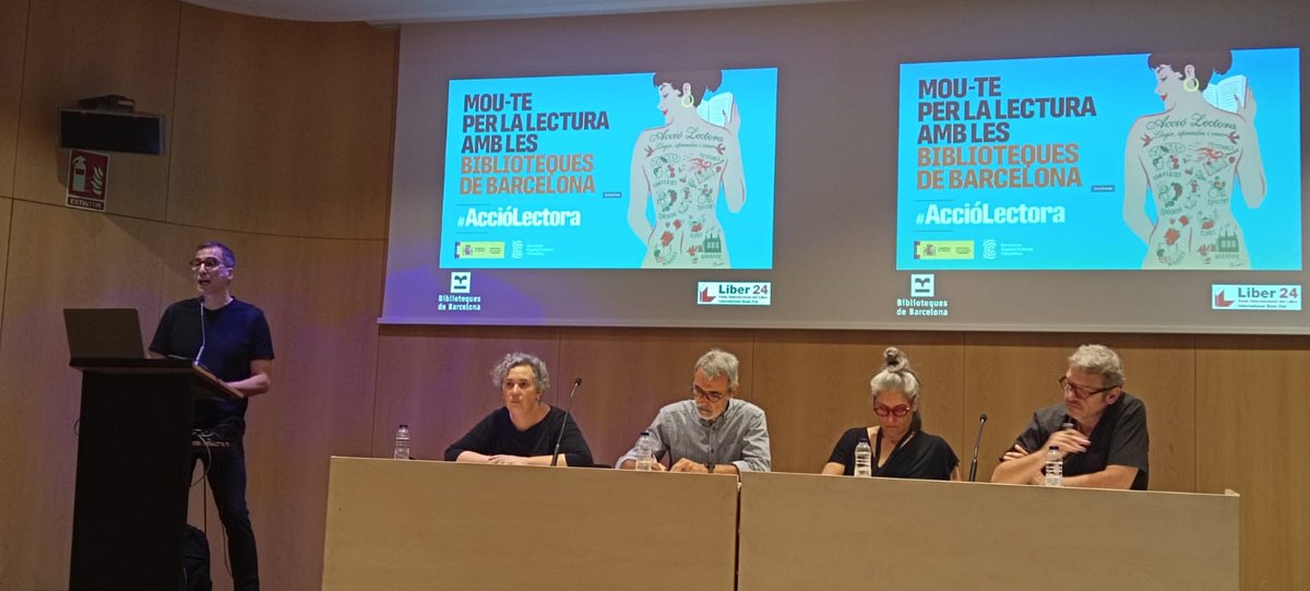 ELICCEB (@elicceb) on Twitter photo Aquest matí hem presentat la taula rodona de #programes d' #AccióLectora de <a href="/BibliotequesBCN/">BibliotequesBCN</a> a #liber24 Quin plaer compartir aquesta bona estona amb la vostra experiència i expertesa, César, Pilar, Mon i Joan Carles <a href="/consorciedubcn/">Consorci d'Educació</a> <a href="/bcnliteratura/">Barcelona Literatura</a> <a href="/burguillosmf/">Ferran Burguillos @burguillos.bsky.social</a> #CRP #ELICCEB Aquest matí hem presentat la taula rodona de #programes d' #AccióLectora de <a href="/BibliotequesBCN/">BibliotequesBCN</a> a #liber24 Quin plaer compartir aquesta bona estona amb la vostra experiència i expertesa, César, Pilar, Mon i Joan Carles <a href="/consorciedubcn/">Consorci d'Educació</a> <a href="/bcnliteratura/">Barcelona Literatura</a> <a href="/burguillosmf/">Ferran Burguillos @burguillos.bsky.social</a> #CRP #ELICCEB
