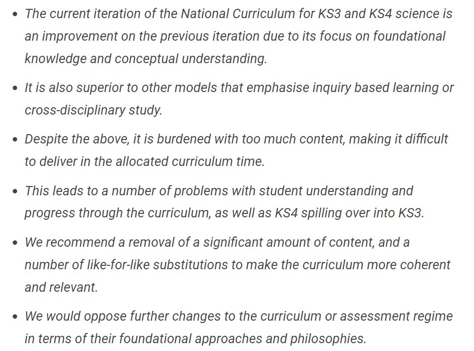 Do you agree with these statements about the science curriculum?

IF YES

1. Be like the hundreds of other signatories to our submission to the Curriculum Review

2. Please please share 

achemicalorthodoxy.co.uk/2024/09/30/cal…