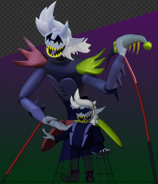 Exxie_idiot's tweet image. Junkil and Junkil REDUX #DELTARUNE  #chapterrewritten @ChapterRewrite