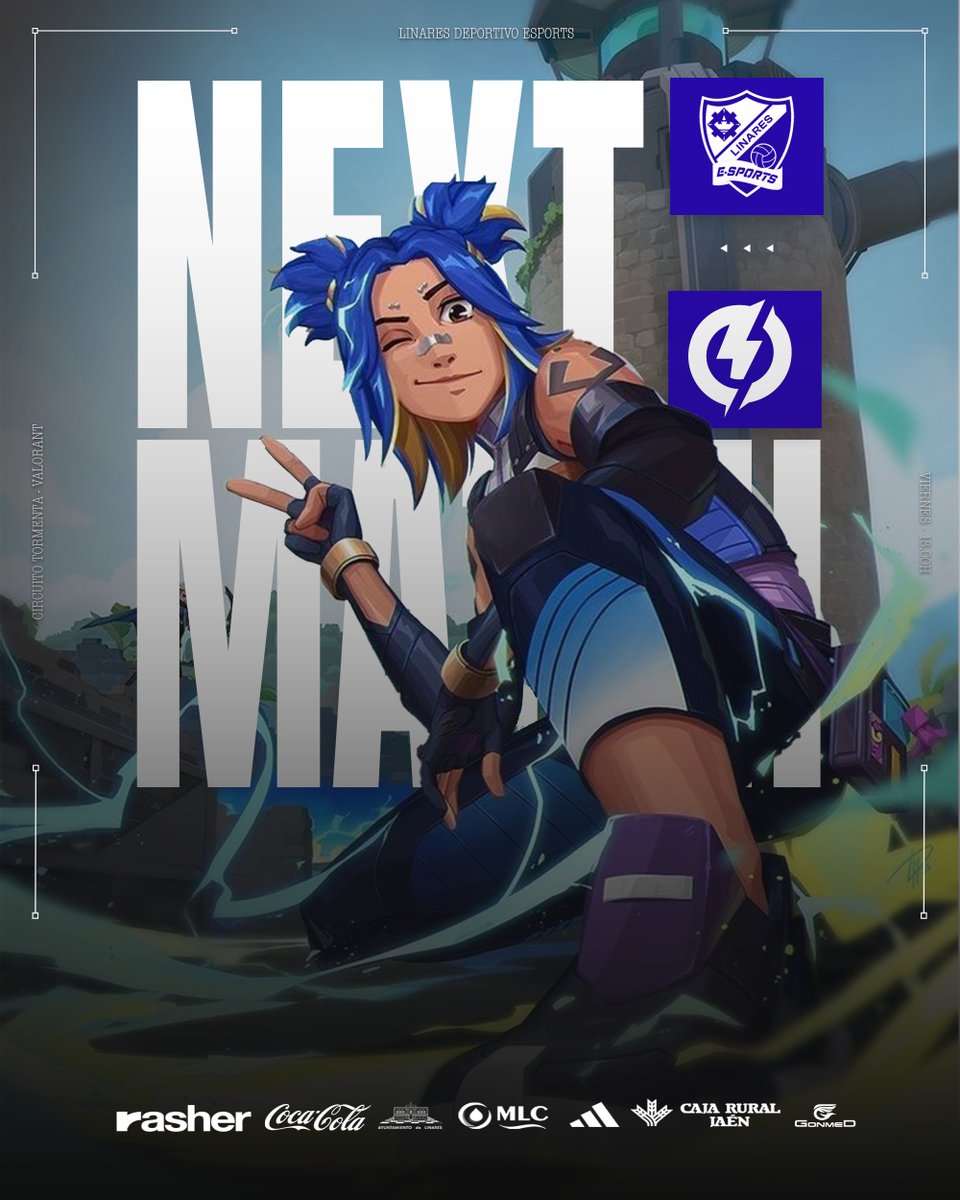 NextMatch | #valorant

¡Vuelta al ruedo! 🫡

🗞️| Este finde semana comienza nuestra andadura por el <a href="/TormentaVALes/">Circuito Tormenta | VALORANT</a> en la Season Begins 

🗓️ VIERNES 4
⏰ 18.00H 

#UnaNuevaEra