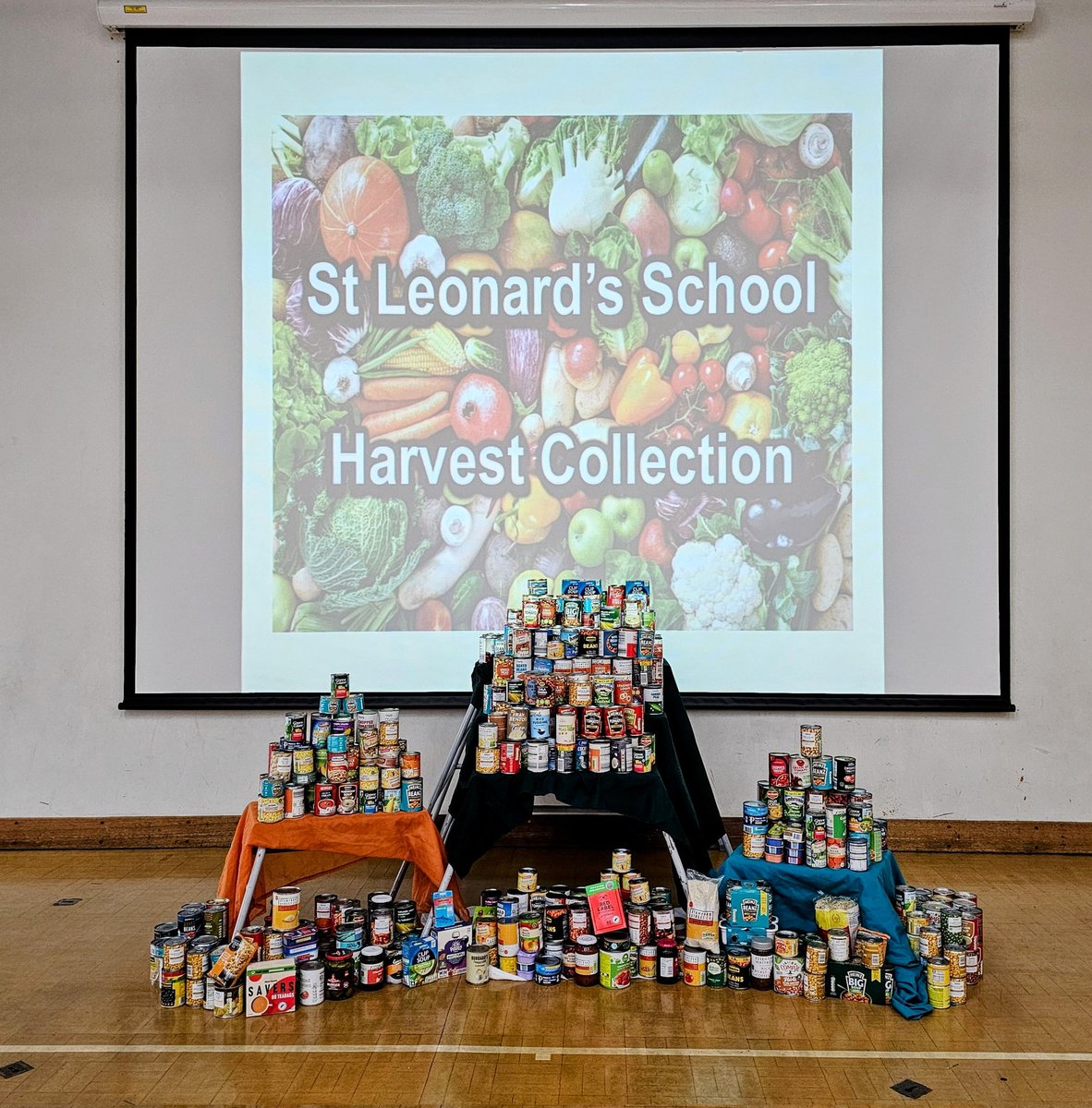 Thank you to everyone who contributed a can for this year's harvest collection for the #Norwood &amp; #Brixton food bank. Your generosity is appreciated. #StLeonardsCanHelp