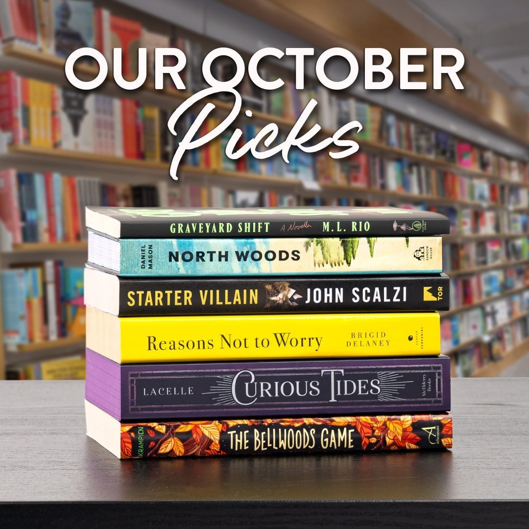 Leaves are falling, the wind is blowing and books are begging to be read. Just so happens that we have the perfect October picks for Fall and spooky season!