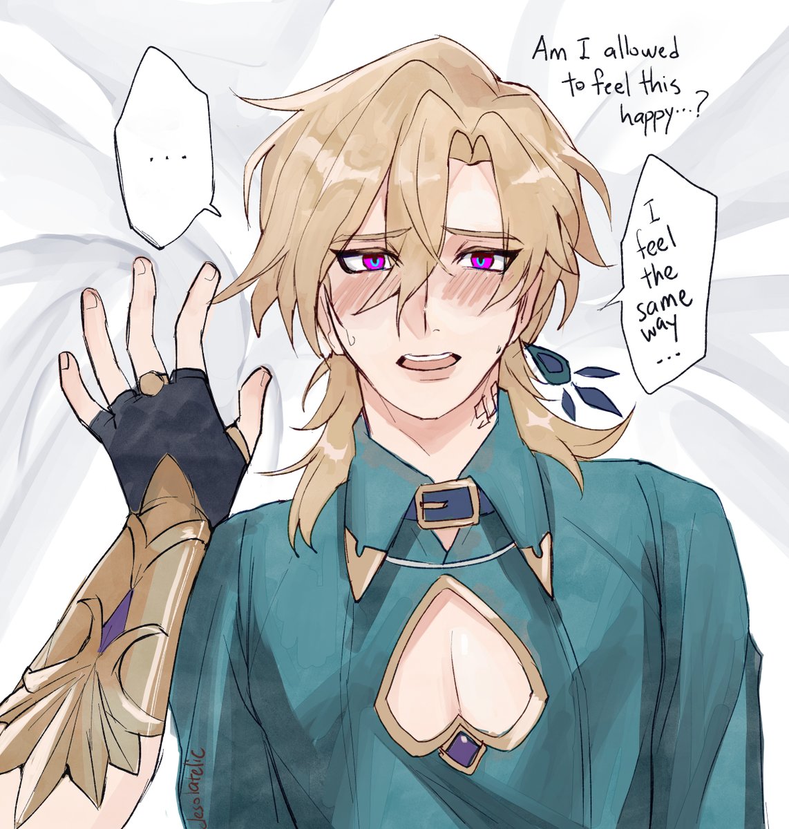 I just wanted to draw them flustered #ratiorine