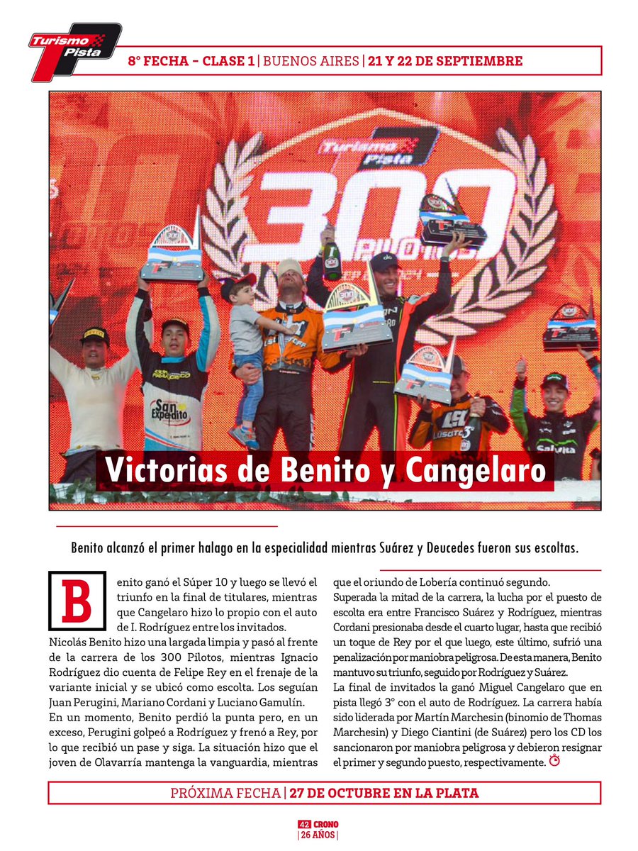 🤩 Toda la cobertura del #TP300Pilotos la encontras en la nueva CRONO Digital 🙌🏼

Leela acá ⏩ issuu.com/revistacronotc…
