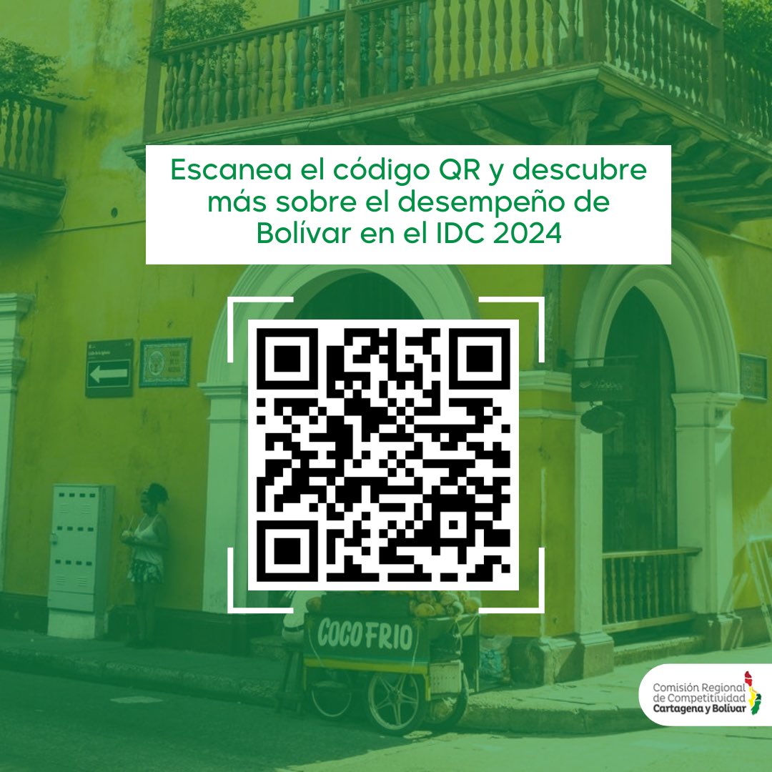 Conoce los Resultados de Bolívar en el IDC 2024 📊
Para Bolívar hemos creado un informe digital y dinámico para que todos los actores conozcan los resultados de Bolívar, y así juntos trabajemos por un departamento más competitivo y con mayor desarrollo.