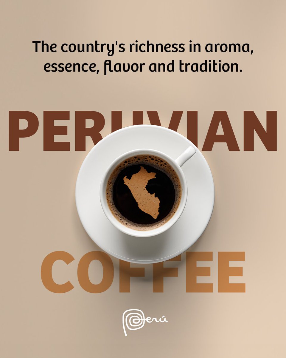 peru's tweet photo. In Peru there is a long tradition related to the cultivation of this grain at different altitudes and in various regions of the country. The result? A product that stands out for its aroma, essence and unique flavor that conquers the world. Happy International Coffee Day! ☕🇵🇪 https://t.co/mfjMdTdMUw