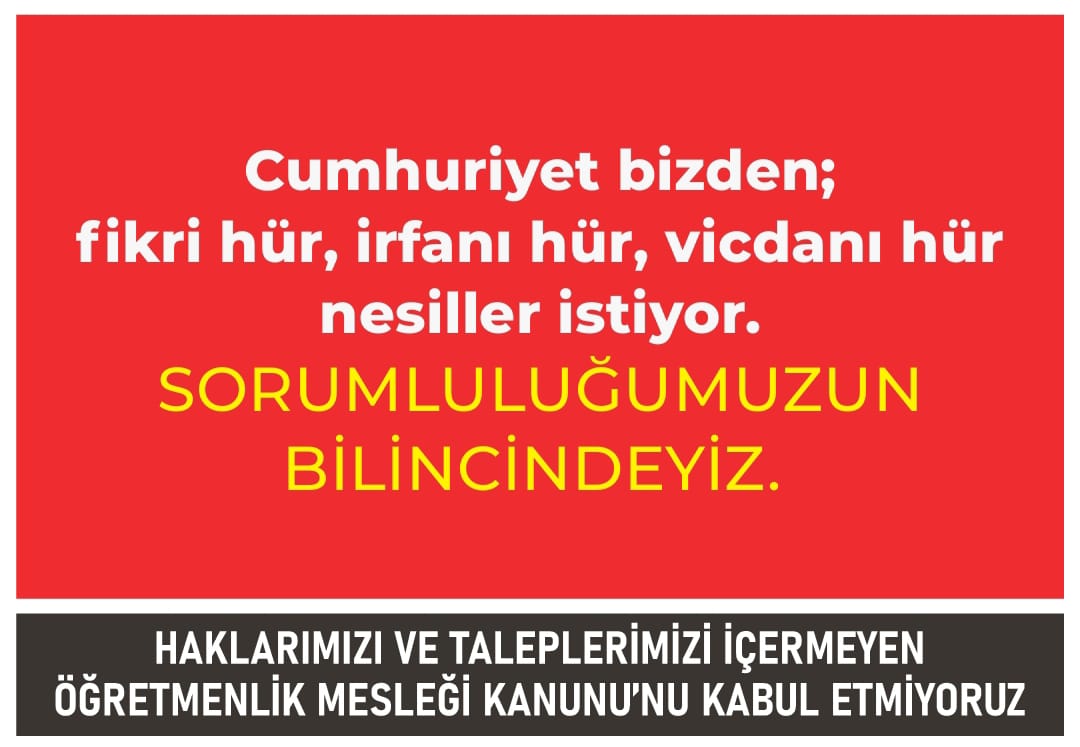 #BuÖMKyıKabulEtmiyoruz