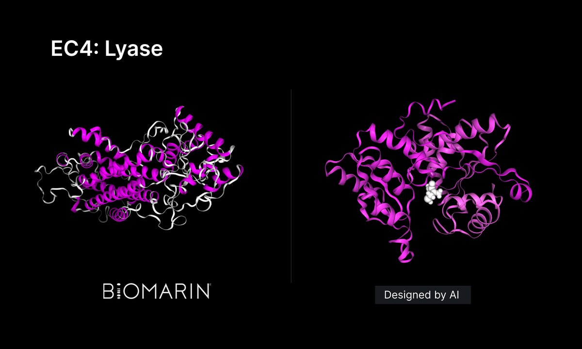 310ai__'s tweet photo. Over 6,500 enzymes - including 725 novel proteins - discovered by MP4, an AI Text2Enzyme molecule programming model. Is the future of the enzyme industry here?

Full story: https://t.co/DTe1NCRqO1 https://t.co/LrVhHQnoyd
