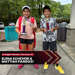 UTATennisATL's tweet photo. 🏆 Congratulations to UTA players Elena Echeveri and Mattias Pandozi for being crowned L6 Singles Winners in Norcross, GA! 

Your hard work and determination truly paid off. We’re proud of you both! 🎉🎾

https://t.co/Her3XeIu8K https://t.co/Wz9TeUgpnV