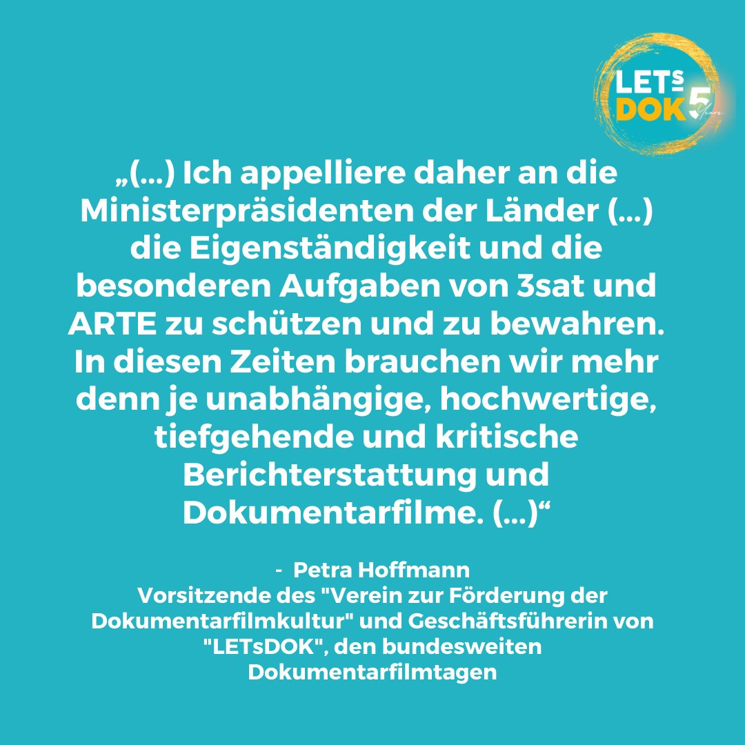 GEHT’s noch? Pläne zur Verschmelzung von 3sat und ARTE?

Die Rundfunkkommission der Länder hat einen Entwurf vorgelegt, in dem von einer möglichen „Verschmelzung“ der Sender 3sat und ARTE die Rede ist (...)

(weiter unter: facebook.com/letsdok/posts/… )