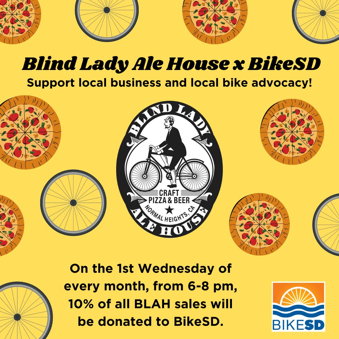 Join us tomorrow 10/2 at @blindladyalehouse from 6-8 pm for our monthly happy hour. 

Purchases of food and beverage support our important work 🍕