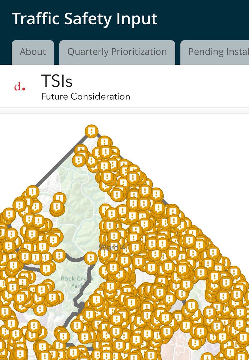 Here are all of the TSIs currently remaining in the TSI system within Ward 4 for future consideration or until it falls within the top 200 TSIs prioritized for a future quarter. 

We need a better system than this to make our streets safer. <a href="/Janeese4DC/">Janeese Lewis George</a> <a href="/CMLewisGeorgeW4/">CM Janeese Lewis George</a>