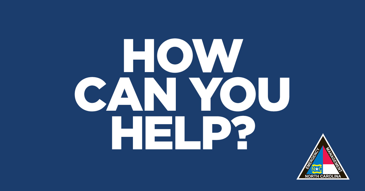 NC Emergency Management (@ncemergency) on Twitter photo If you are looking to support recovery efforts from #HeleneNC you can help in the following ways:
✅Donation: Contribute to the Disaster Relief Fund at nc.gov/donate.
✅ Volunteer: Sign up to volunteer with a VAOD at ncvoad.org/volunteer/. If you are looking to support recovery efforts from #HeleneNC you can help in the following ways:
✅Donation: Contribute to the Disaster Relief Fund at nc.gov/donate.
✅ Volunteer: Sign up to volunteer with a VAOD at ncvoad.org/volunteer/.