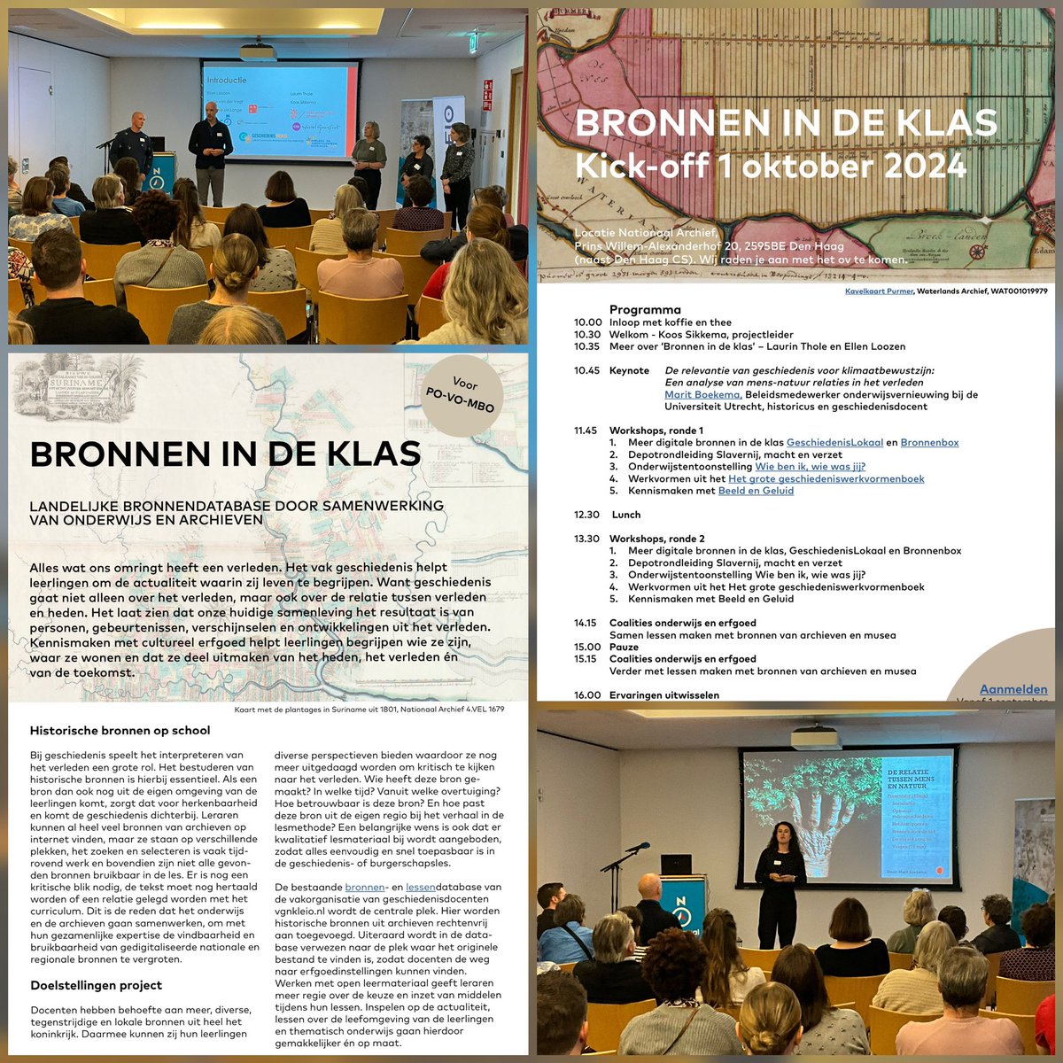 Archiefeducatie (@archiefeducatie) on Twitter photo Een inspirerende studiedag vh Kennisplatform Educatie & Presentatie van <a href="/platformkia/">Kenniscommunity Informatie en Archief (KIA)</a> en <a href="/gsonderwijs/">VGNKleio</a> in <a href="/NA_Archief/">Nationaal Archief</a>, over Bronnen in de klas: met #docenten en #archiefeducatoren ideeën uitwisselen over hoe we dat het beste kunnen doen: vgnkleio.nl/wp-content/upl…
#archiefeducatie Een inspirerende studiedag vh Kennisplatform Educatie & Presentatie van <a href="/platformkia/">Kenniscommunity Informatie en Archief (KIA)</a> en <a href="/gsonderwijs/">VGNKleio</a> in <a href="/NA_Archief/">Nationaal Archief</a>, over Bronnen in de klas: met #docenten en #archiefeducatoren ideeën uitwisselen over hoe we dat het beste kunnen doen: vgnkleio.nl/wp-content/upl…
#archiefeducatie