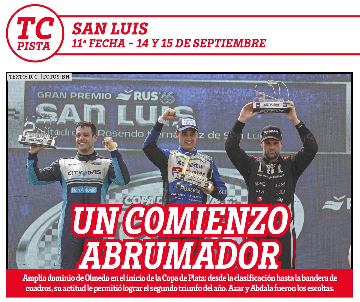 🤩 En la nueva CRONO Digital mensual, encontrá toda la cobertura de las primeras dos fechas del Play Off del 
#TurismoCarretera y #TCPista 🙌🏼

Leela acá ⏩ issuu.com/revistacronotc…
