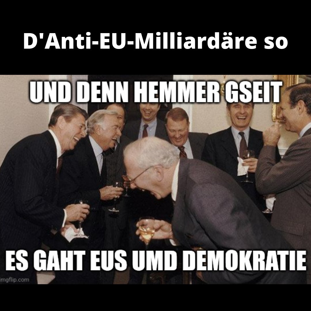 Mit der heute lancierten Anti-Europa-Initiative wollen milliardenschwere Europa-Gegner faktenwidrige Behauptungen über die 🇪🇺 und die 🇨🇭 verbreiten. Und gefährden so die Weiterführung des bilateralen Erfolgsmodells der Schweiz. Wir halten mit der Europa-Initiative dagegen. 1/2