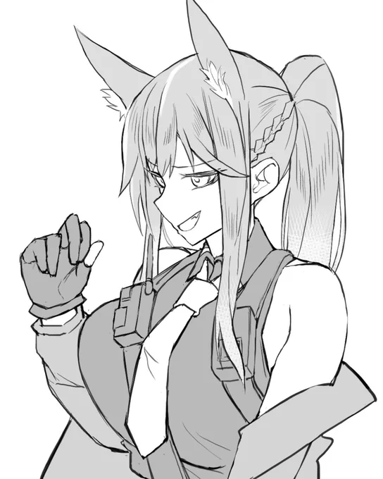 フランカちゃんです
手癖全開! 