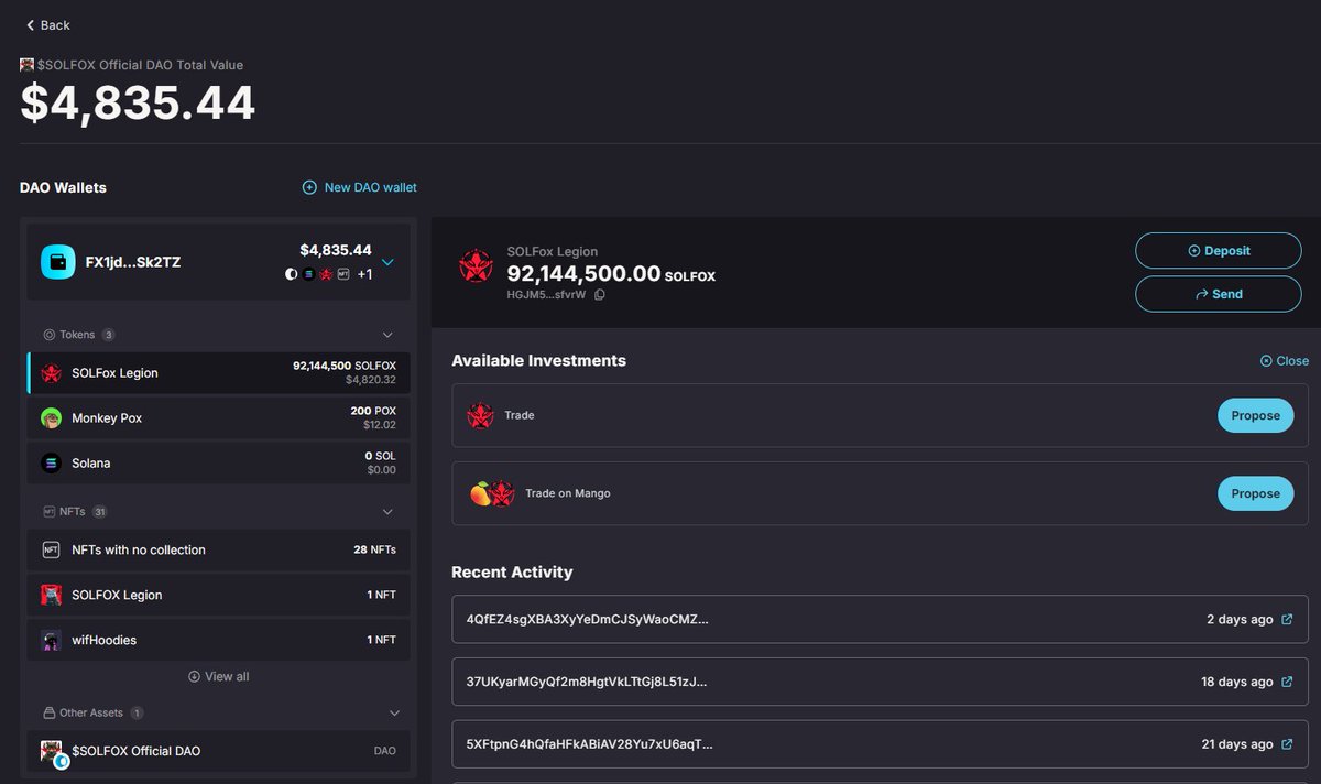 Did you know about $SOLFOX

1. Our top holder is our community multi-sig wallet with our $FOXTAG DAO treasury. 

2. The founder donated 100% of his allocation to the DAO.

3. Liquidity is fully burned.

Buy $SOLFOX today while we are still under the radar, and we don't hire