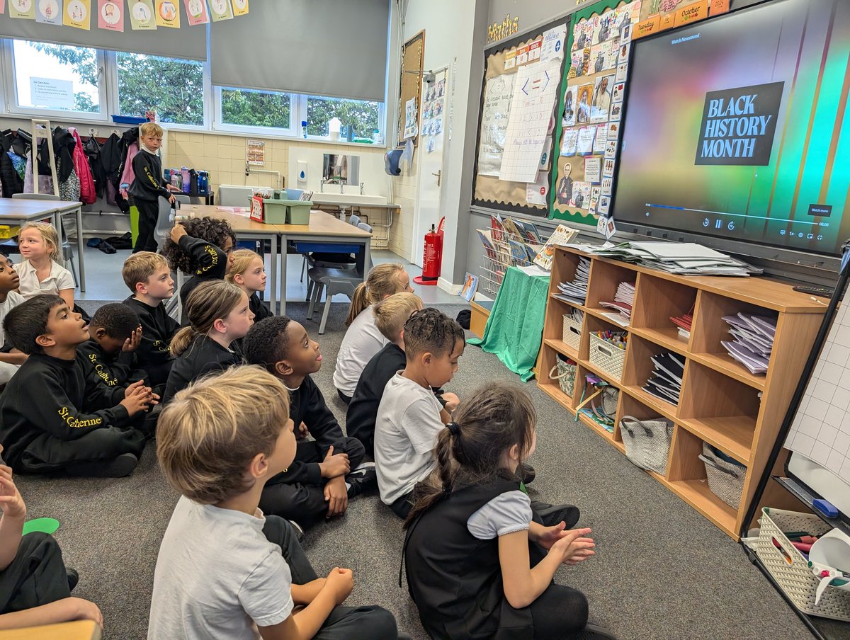 RomeroScos's tweet photo. This afternoon we watched a News Round video on Black History Month to start October off! #StCathsHistory #StCathsEDI https://t.co/YuF71S3XgI