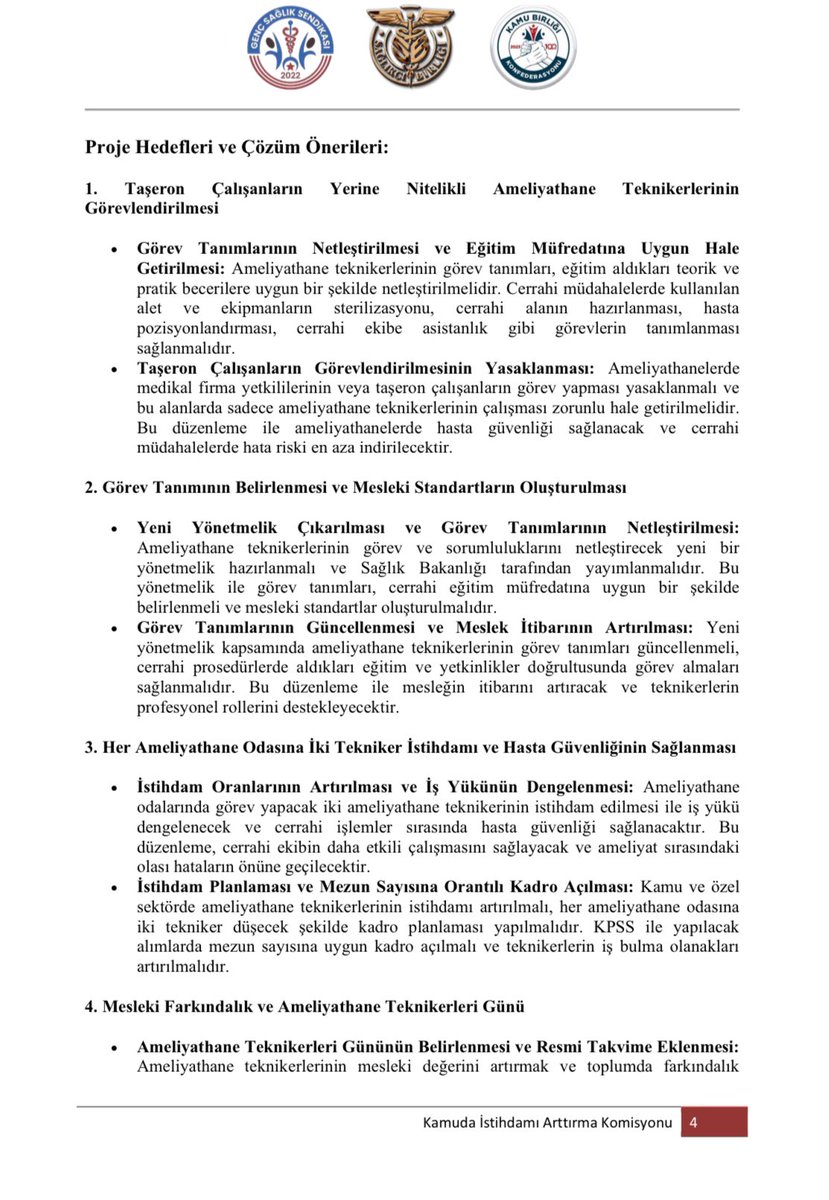 Ameliyathane Teknikeri meslektaşlarımızı sevindirecek projemizi duyurmaktan büyük bir gurur duyuyoruz.

Bugüne kadar Ameliyathane branşı için hazırlanan en özel projenin taslağı tamamlanmış olup, kısa süre içerisinde detaylı dosya ile birlikte Bakanlığa sunulacaktır. Hayırlı