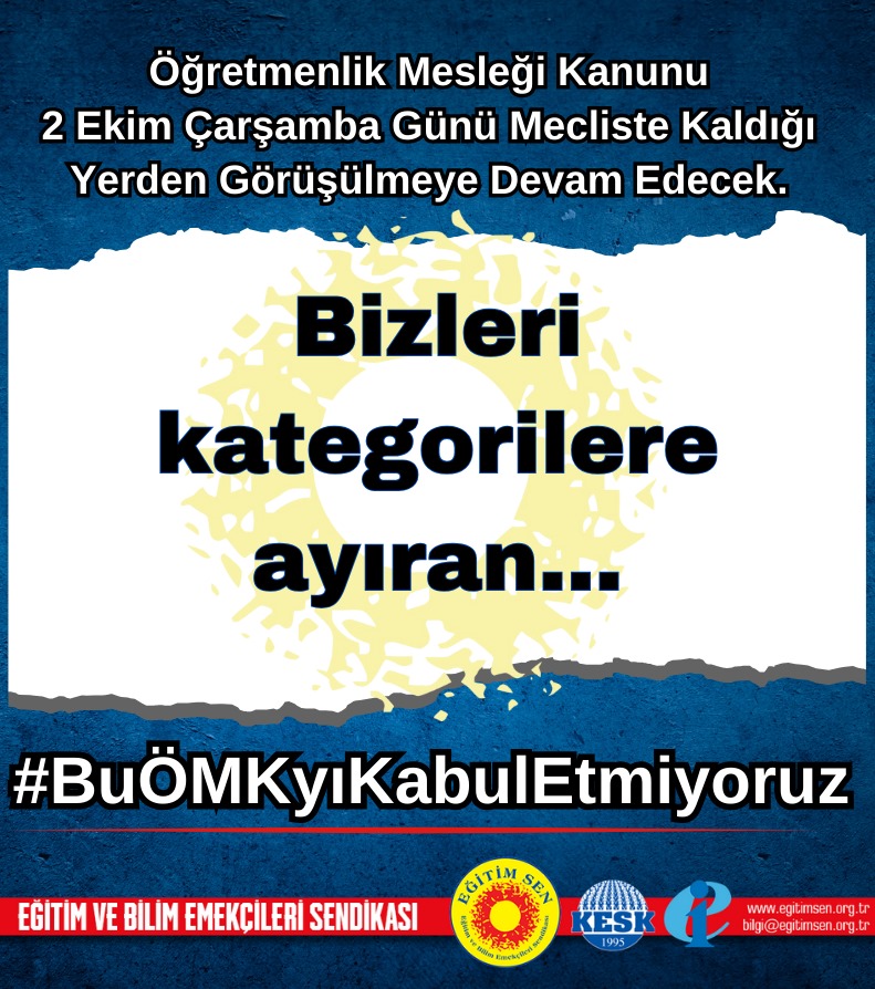 egitimsen's tweet photo. Öğretmenleri kategorilere ayıran #BuÖMKyıKabulEtmiyoruz https://t.co/ObVTMLFzRT