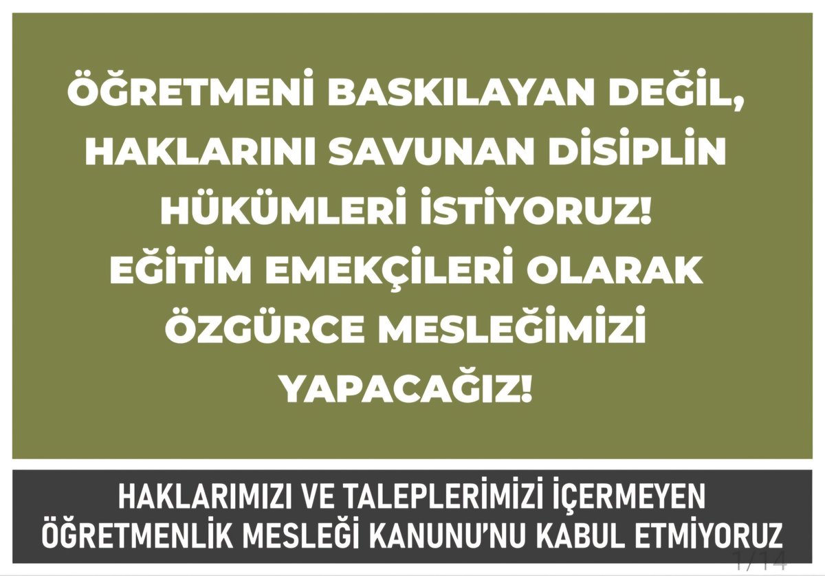 #BuÖMKyıKabulEtmiyoruz