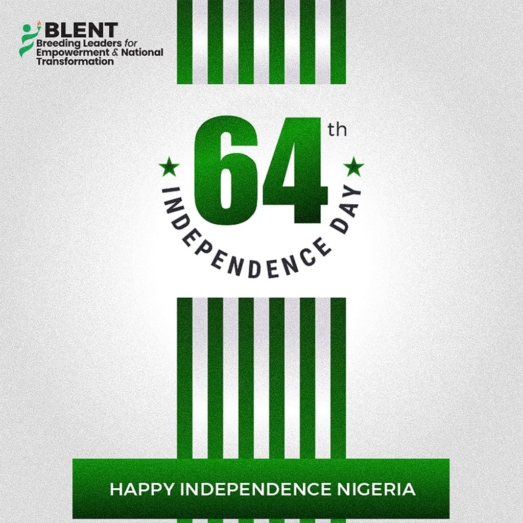 STREAMstrategy's tweet photo. Happy Independence Day! @BlentAcademy @blentglobal @tremphc @Tcf_unilag @tremhqt https://t.co/5wvRxG5RYn