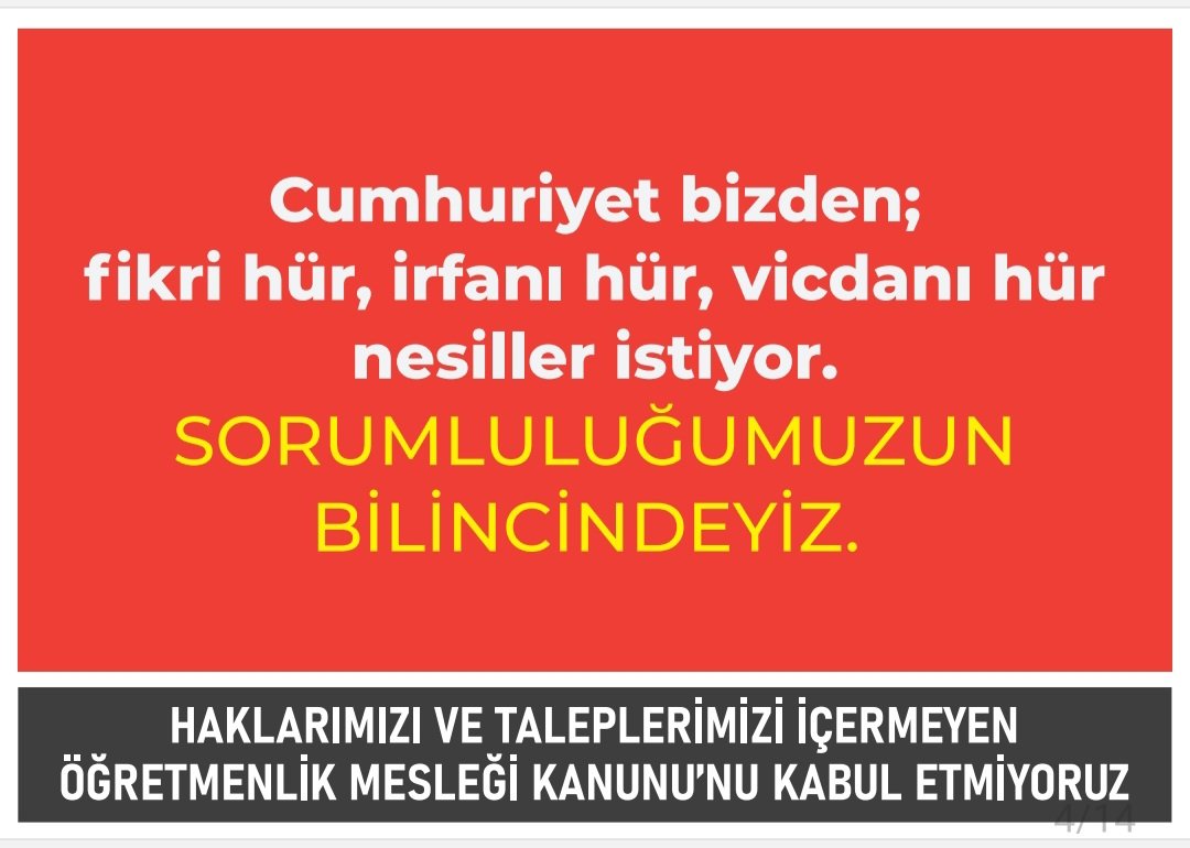 #BuÖMKyıKabulEtmiyoruz