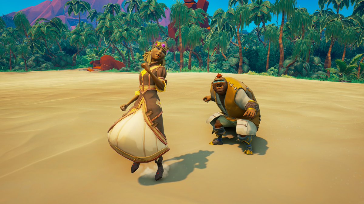 Lunnchh_'s tweet photo. Theme: Couples Costumes 
Peach &amp; Bowser
#StyleOfThieves @SeaOfThieves https://t.co/69N5nHtO1p