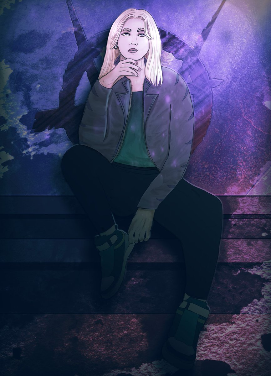 Varrishan's tweet image. Month of Darkness Prompt 1: Original Character!

This is my Brujah OC Beatrice, I drew her a couple of months ago - she&apos;s part of a story set in Norway that I&apos;d love to draw more of one day ^^

#MonthOfDarkness