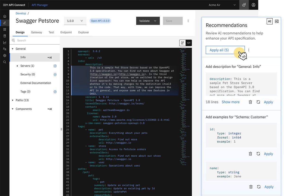 IBM API Connect launches GenAI API Assistant to help you create better APIs faster buff.ly/47MyMEs