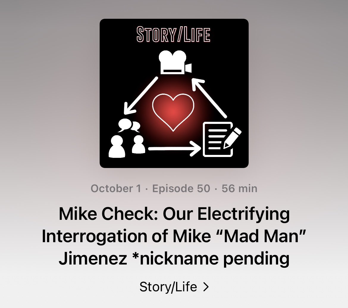 Episode 50 of the “Story/Life” Podcast is now up! Check it out through one of these links…
Apple Podcasts: apple.co/3eDGHwS
Spotify: spoti.fi/3s1PzPQ
Amazon Music: amzn.to/3MzFmUq
…or wherever you get your podcasts. 😊 #podcast #ourteam <a href="/ClintonCornwell/">Clinton Cornwell</a>