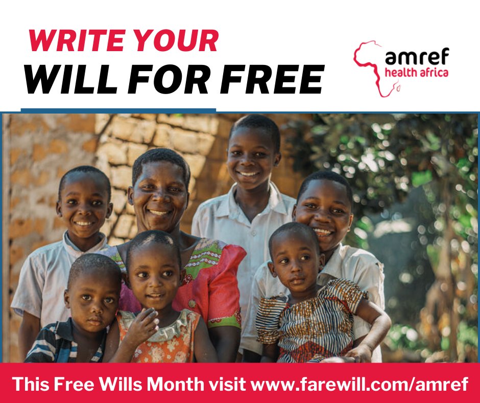 Amref_UK's tweet image. 54% of people in the UK don't have a Will. Are you one of them? 

Find out how you can write your Will for free this month with @Farewill 

➡️ farewill.com/amref-social