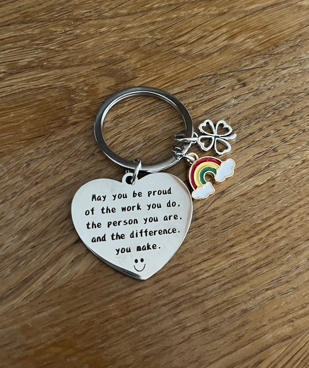 Today I’ve been <a href="/RUHBath/">RUH Bath 🏥</a> for 5 years. The best decision I’ve made in my career. I’m so privileged to work with the absolute best team <a href="/ed_bath/">Emergency Department, Bath</a>, especially my incredible CED team. 

Big thank you to our wellbeing group for gifting the whole CED team with these beautiful keyrings