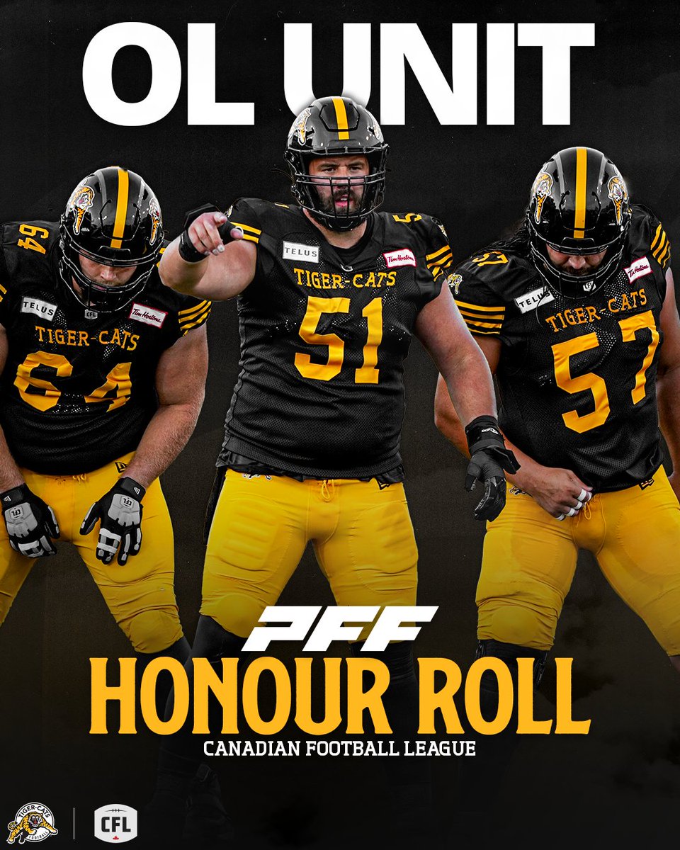 another day, another honour roll 🫡

Congrats to Nik &amp; our OL Unit for receiving Week 17 honours!

#TheHammer | <a href="/PFF/">PFF</a>
