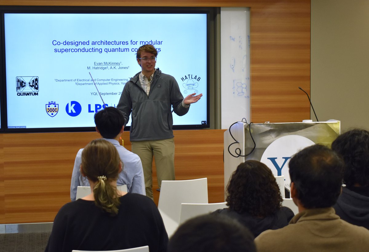YaleQuantumInstitute (@yale_qi) on Twitter photo Today, we are welcoming Evan McKinney from <a href="/PittTweet/">University of Pittsburgh</a> for a YQI Talk on "Co-designed architectures for modular superconducting quantum computers". quantuminstitute.yale.edu/event/yqi-talk… Today, we are welcoming Evan McKinney from <a href="/PittTweet/">University of Pittsburgh</a> for a YQI Talk on "Co-designed architectures for modular superconducting quantum computers". quantuminstitute.yale.edu/event/yqi-talk…