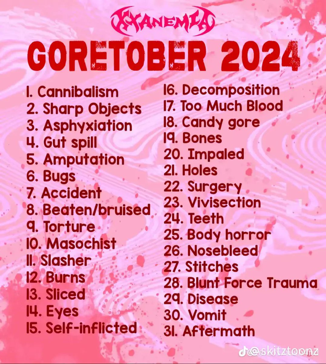 STAR_CL0WN's tweet photo. GORETOBER! DAY ONE!
#gore #goretober #goreart #art #ArtistOnX #artwork #artober #digitalart #artchallenge #horror #HorrorArt #horrorfan #horrorartist #October1 #October #oc #ocart #ocartist #originalcharacterart #originacharacter #spooky #spookymonth #spookyart #Blood #challenge https://t.co/QTrPZad1VA