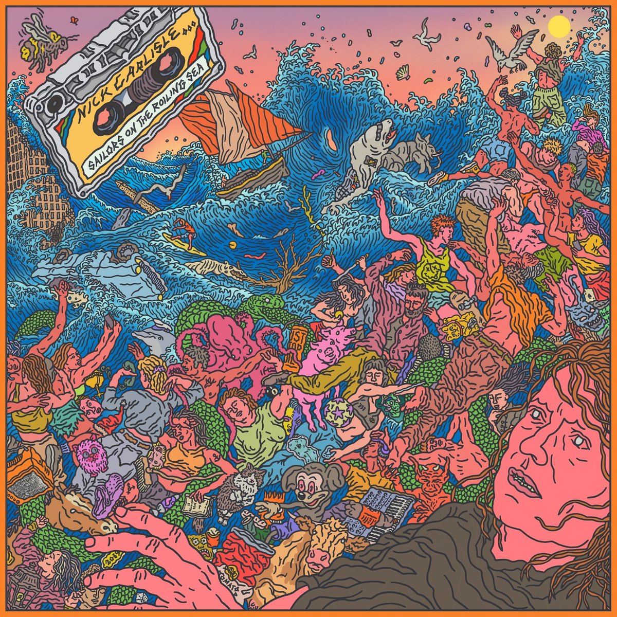 Scintillating art rock, DIY pop + vintage electronics by Northern Irish, Brighton-based artist <a href="/nick_carlisle/">Nick Carlisle</a> (Upset The Rhythm, O Genesis, Gob Nation) on new album 'Sailors On The Roiling Sea', led by new single 'AI Trash' ⚓️ 🌊 

Out 22nd November 2024: nickcarlisle.bandcamp.com/album/sailors-…