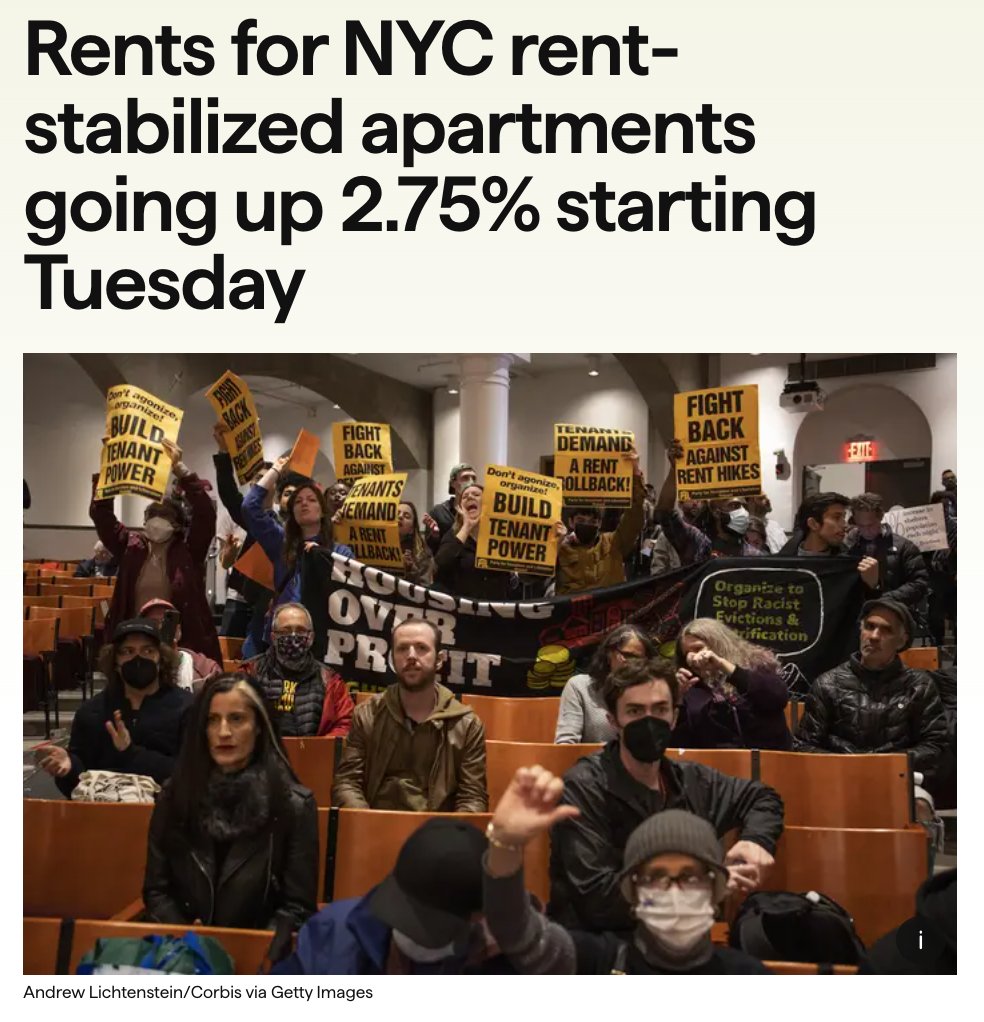 Mayor Adams's hand-picked Rent Guidelines Board raised the rent on more than 2 million people today. He's not letting his indictment be a distraction, he's still focused and grinding on making life in New York City unaffordable for working people.