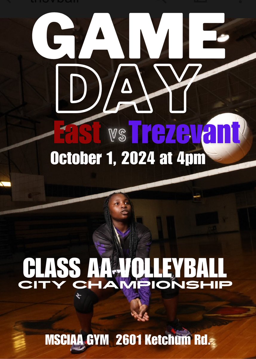 T-High in the Bay Athletics (@gobearsgo_) on Twitter photo It’s Game Day! Class AA Volleyball City Championship: Mustangs vs Bears at MSCIAA Gym at 4:00pm. <a href="/Ericbrent37/">Eric L. Brent</a> <a href="/Coach_RSmith1/">Robert Smith</a> <a href="/rodrichmond1/">Roderick Richmond♎</a> <a href="/johnvarlas/">John Varlas</a> <a href="/MoniquejBethany/">Monique Bethany</a> It’s Game Day! Class AA Volleyball City Championship: Mustangs vs Bears at MSCIAA Gym at 4:00pm. <a href="/Ericbrent37/">Eric L. Brent</a> <a href="/Coach_RSmith1/">Robert Smith</a> <a href="/rodrichmond1/">Roderick Richmond♎</a> <a href="/johnvarlas/">John Varlas</a> <a href="/MoniquejBethany/">Monique Bethany</a>