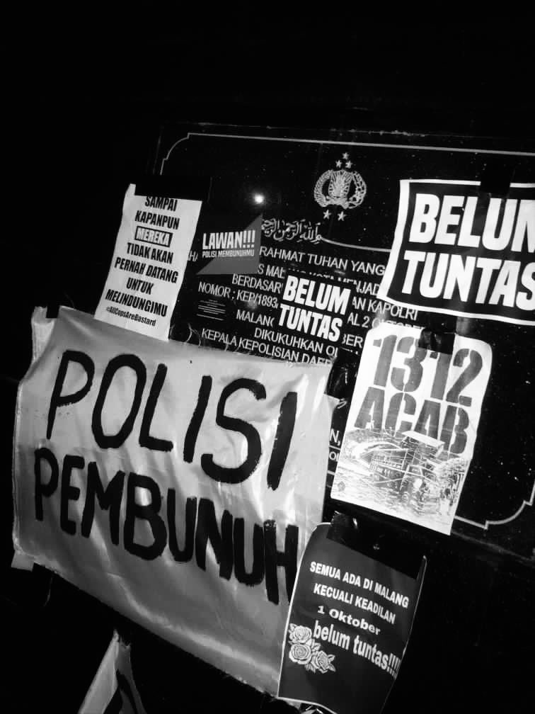 tribunmelawan's tweet photo. Teruslah bernafas panjang. 
#2TahunTragediKanjuruhan https://t.co/bQlGgSOAaf