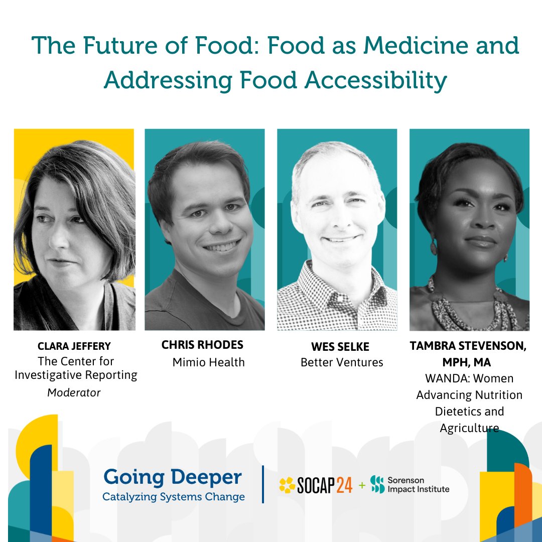 Join us at #SOCAP24 Oct 28-30 in SF. <a href="/wdselke/">Wes Selke</a> will present on The Future of Food: Food as Medicine and Addressing Food Accessibility alongside hundreds of other innovative leaders. 

Register with "s24_spk" to save $250 on your ticket! bit.ly/471XGQd