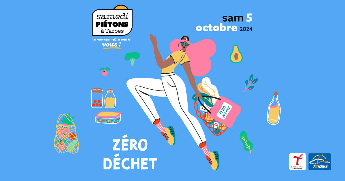 ♻ Samedi Piétons Zéro déchet

📍 Chaque 1er samedi du mois, le centre-ville devient piéton : Venez déambuler dans les rues en toute tranquillité ! 
➡ tarbes.fr/evenement/same…

@Tellement Tarbes

#zerodechet #samedi #tarbes #centreville