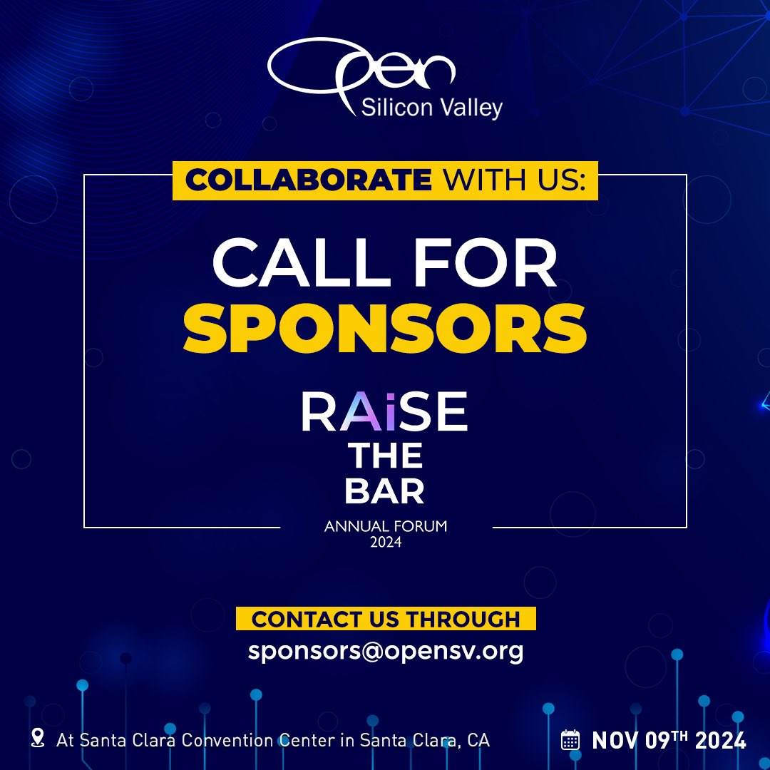 🌟 Partner with Us! 🌟 We’re excited to offer sponsorship opportunities for the Annual Forum 2024, a premier gathering of industry leaders, innovators, and entrepreneurs in the heart of Silicon Valley. Align your brand with the future of innovation and gain access to a highly